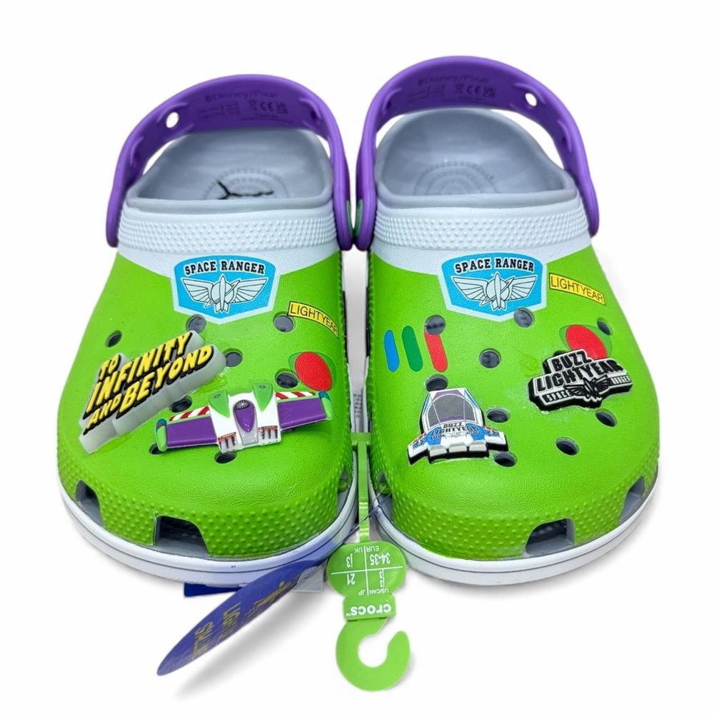 Crocs Classic Clog Toy Story Buzz Lightyear junior  size j3 new with tags